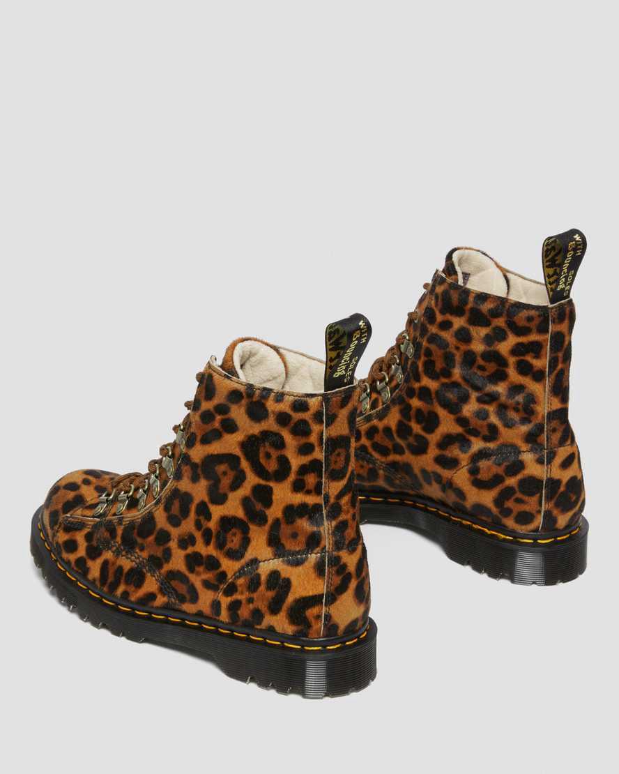 Dr Martens Barton Made in England Leopard Erkek Bilek Boy Bot Renkli  Türkiye |  06523-OAHD