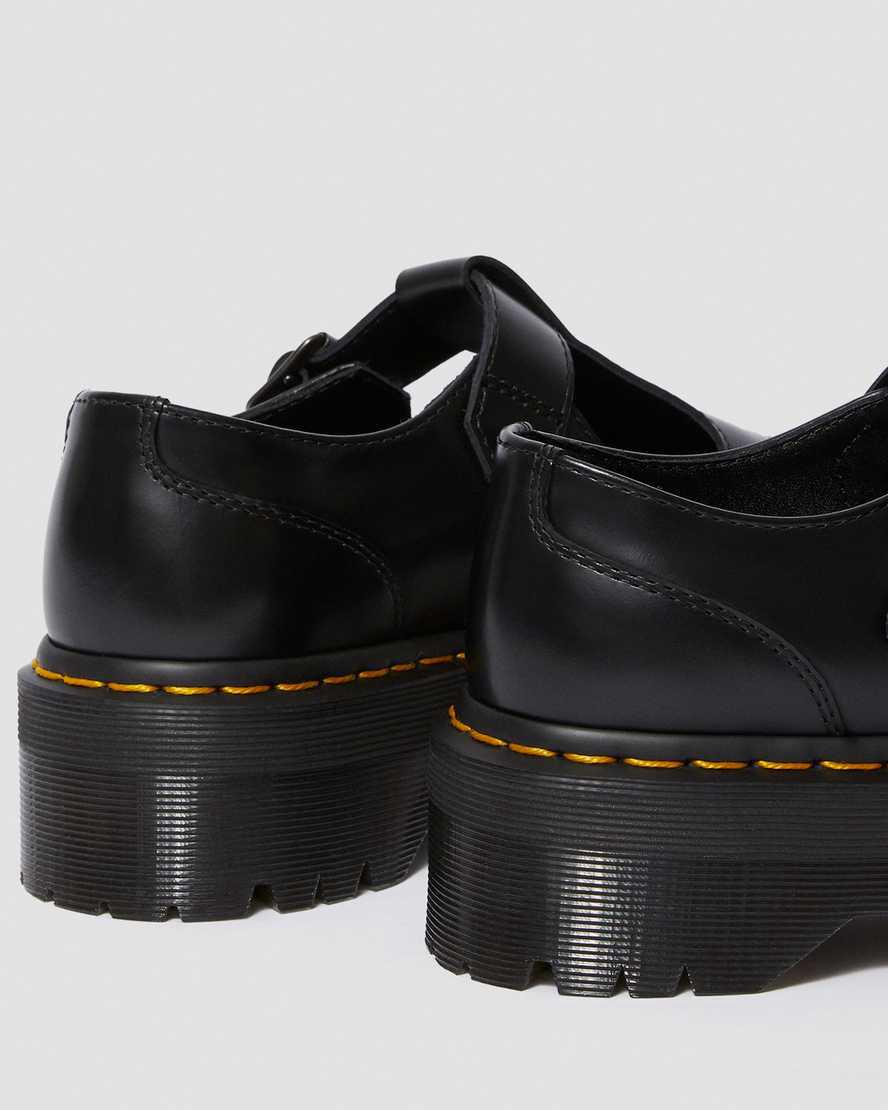 Dr Martens Bethan Polished Smooth Deri Kadın Platform Ayakkabı Siyah  Türkiye |  07682-QLNG