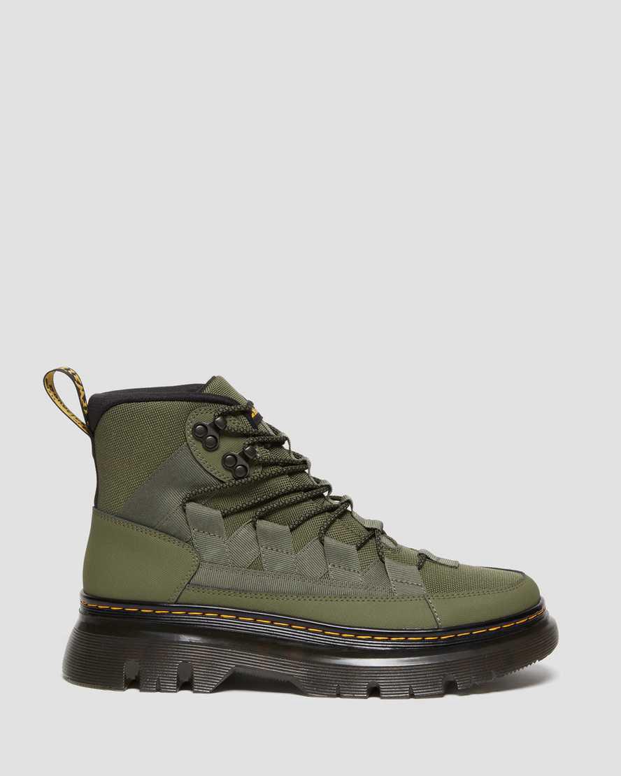 Dr Martens Boury Deri Erkek Bilek Boy Bot Haki Yeşil  Türkiye |  27501-DPXJ