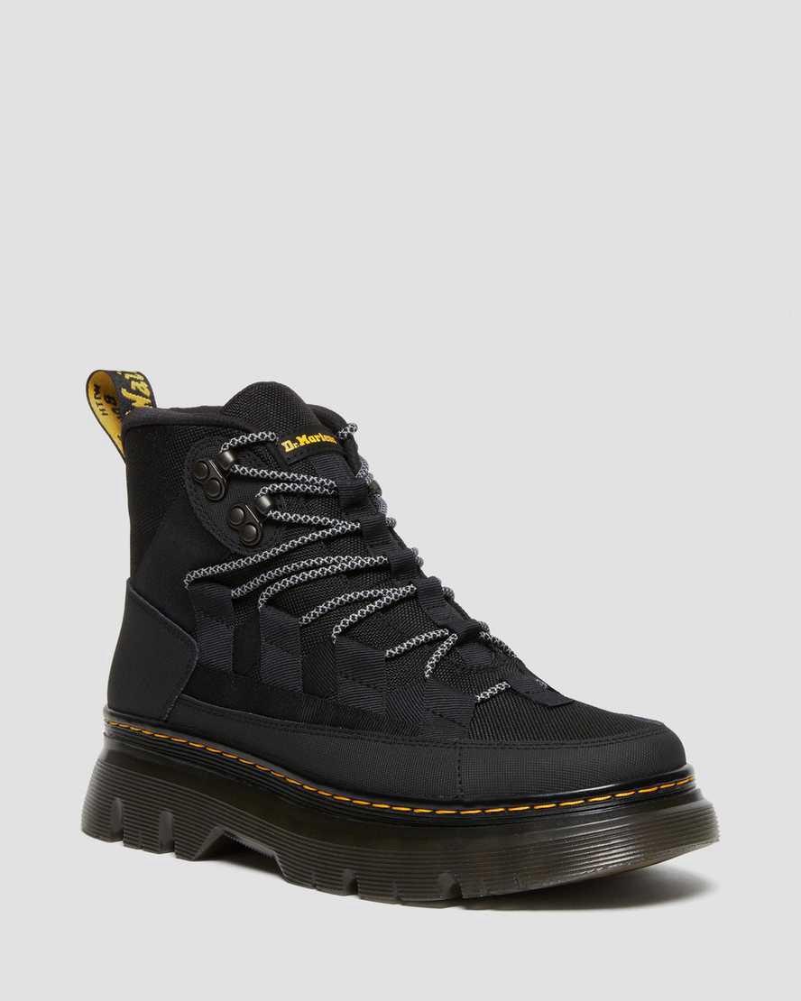 Dr Martens Boury Deri Erkek Bilek Boy Bot Siyah  Türkiye |  76108-IGVY