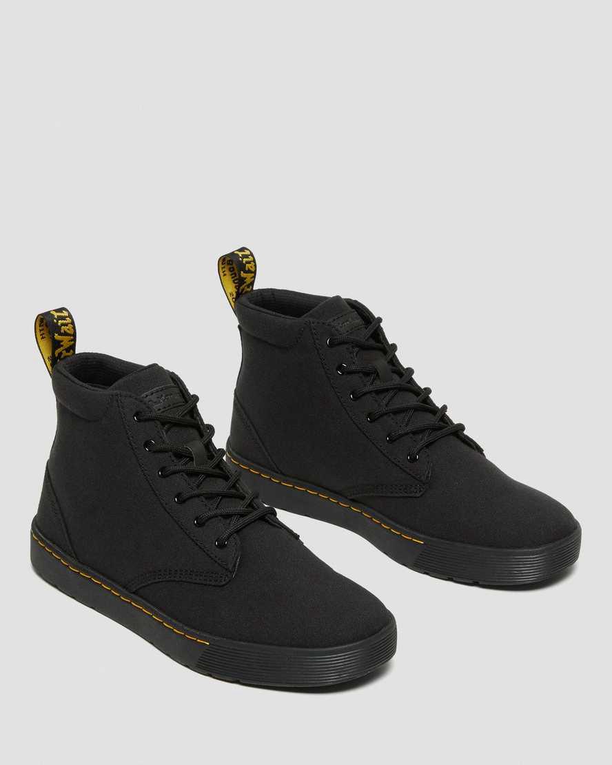 Dr Martens Cairo Kanvas Chukka Erkek Bilek Boy Bot Siyah  Türkiye |  92314-DAOM