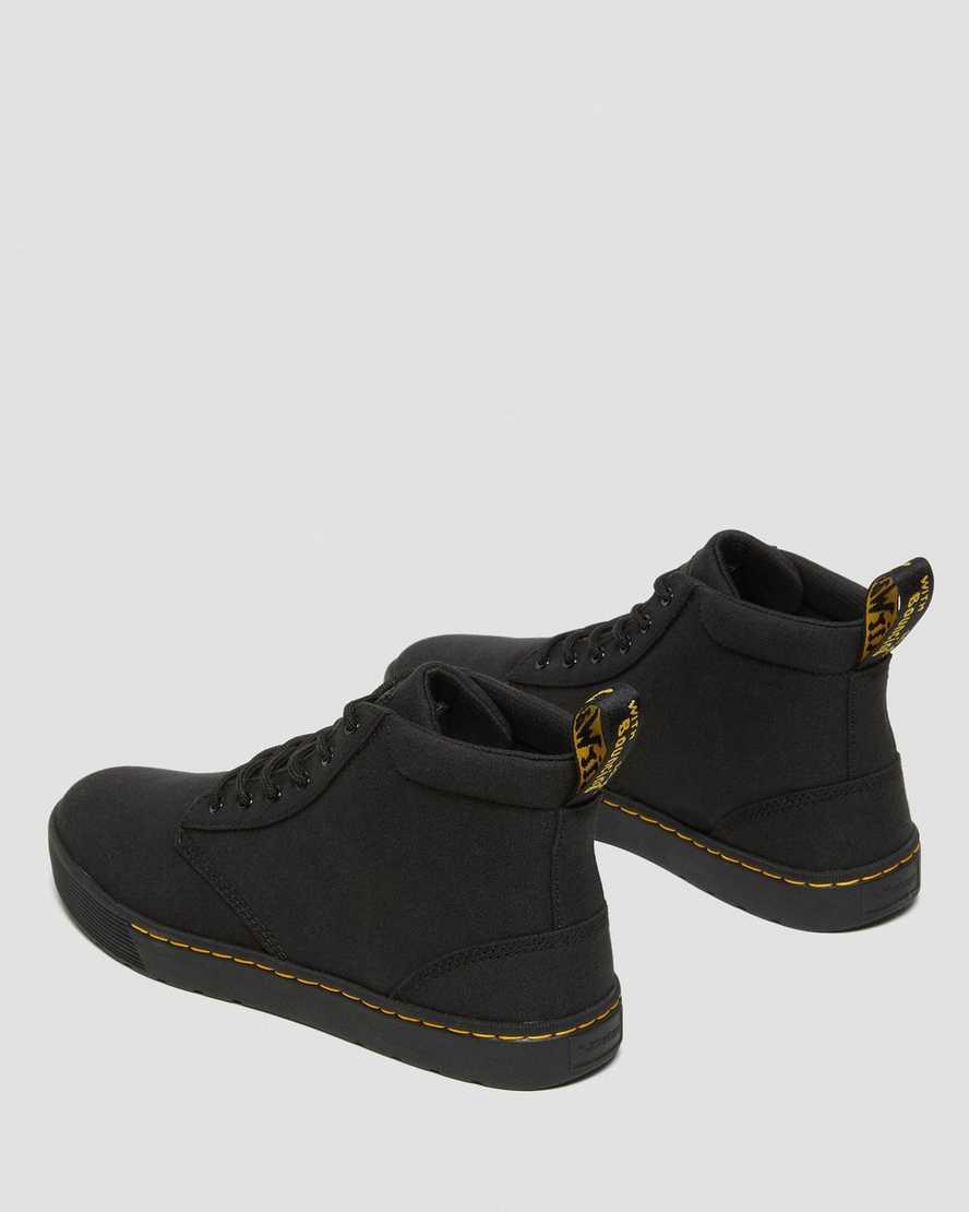 Dr Martens Cairo Kanvas Chukka Erkek Bilek Boy Bot Siyah  Türkiye |  92314-DAOM