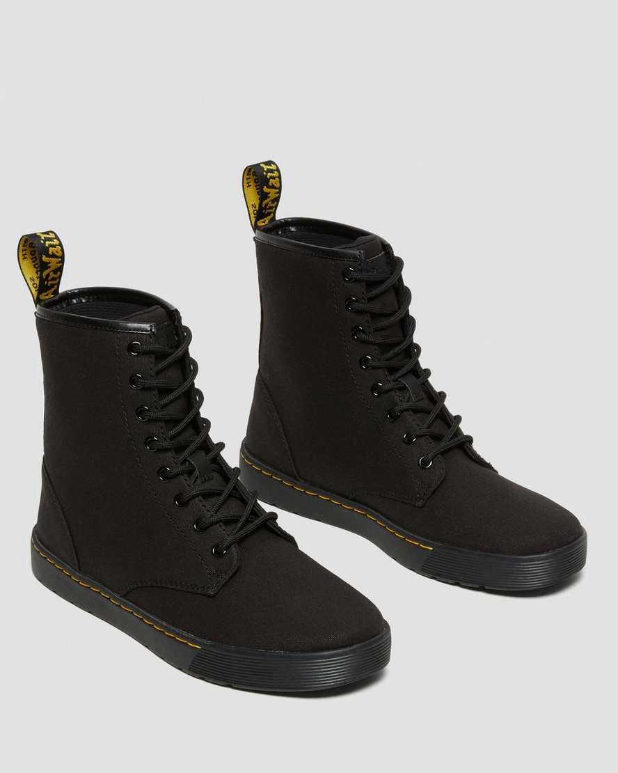 Dr Martens Cairo Kanvas Dantel Up Erkek Bilek Boy Bot Siyah  Türkiye |  91823-SOVC