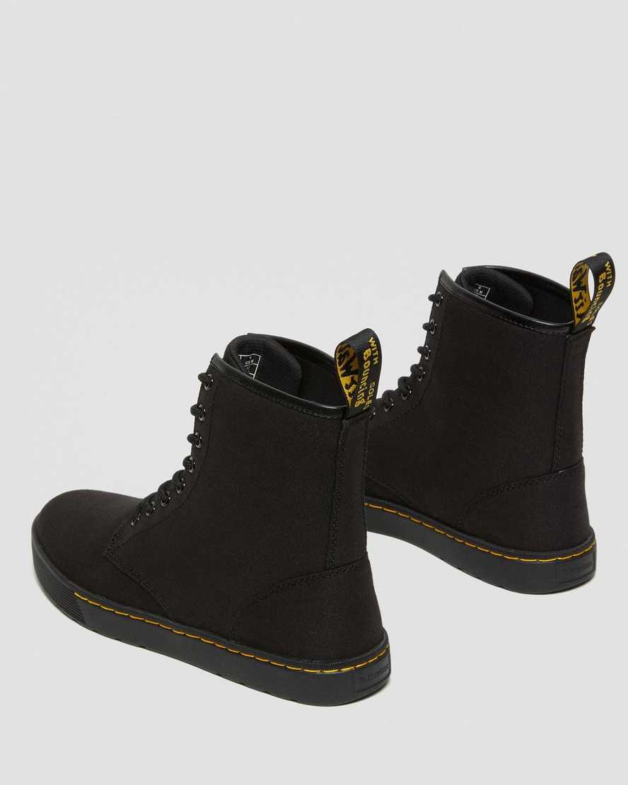 Dr Martens Cairo Kanvas Dantel Up Erkek Bilek Boy Bot Siyah  Türkiye |  91823-SOVC