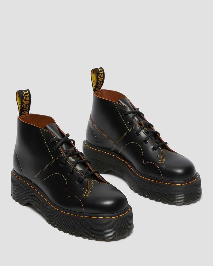 Dr Martens Church Platform Monkey Erkek Bilek Boy Bot Siyah  Türkiye |  08719-YCZX