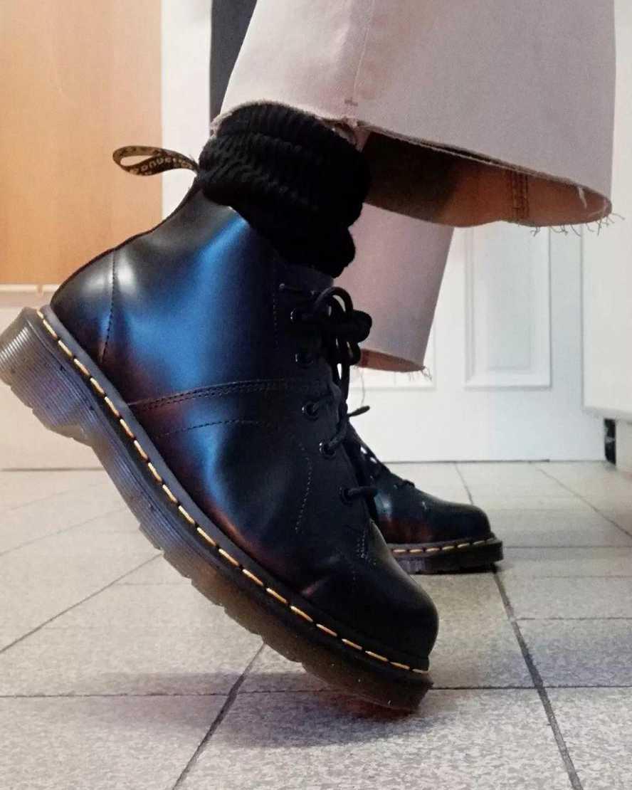 Dr Martens Church Smooth Deri Monkey Erkek Bilek Boy Bot Siyah  Türkiye |  31795-EIPC