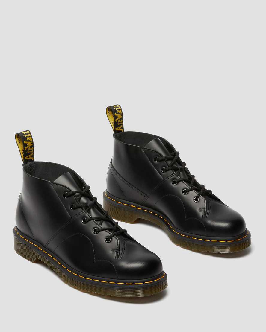 Dr Martens Church Smooth Deri Monkey Erkek Bilek Boy Bot Siyah  Türkiye |  31795-EIPC