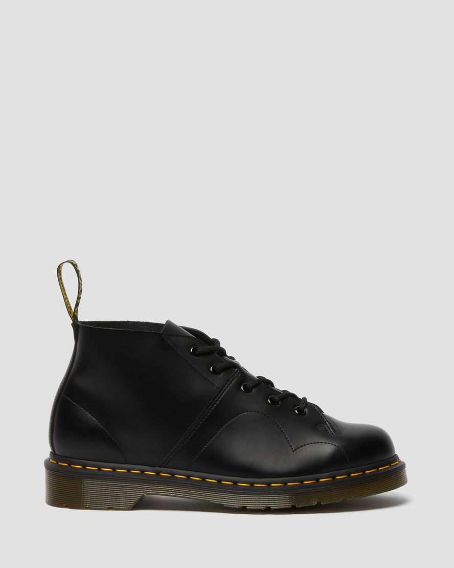 Dr Martens Church Smooth Deri Monkey Erkek Bilek Boy Bot Siyah  Türkiye |  31795-EIPC