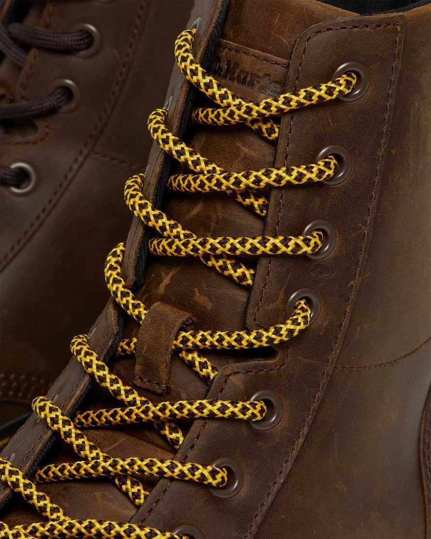 Dr Martens Combs Crazy Horse Deri Erkek Bilek Boy Bot Kahverengi  Türkiye |  58960-OYBL