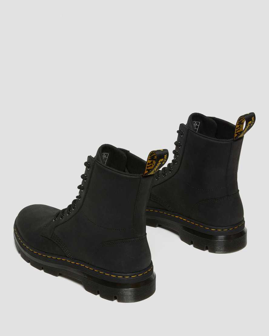 Dr Martens Combs Deri Erkek Bilek Boy Bot Siyah  Türkiye |  51029-CAEQ