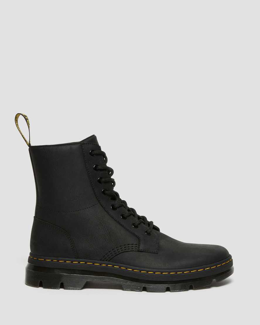 Dr Martens Combs Deri Erkek Bilek Boy Bot Siyah  Türkiye |  51029-CAEQ