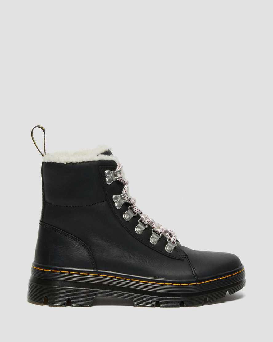 Dr Martens Combs Faux Shearling Astar Kadın Günlük Bot Siyah  Türkiye |  57610-ZLAM