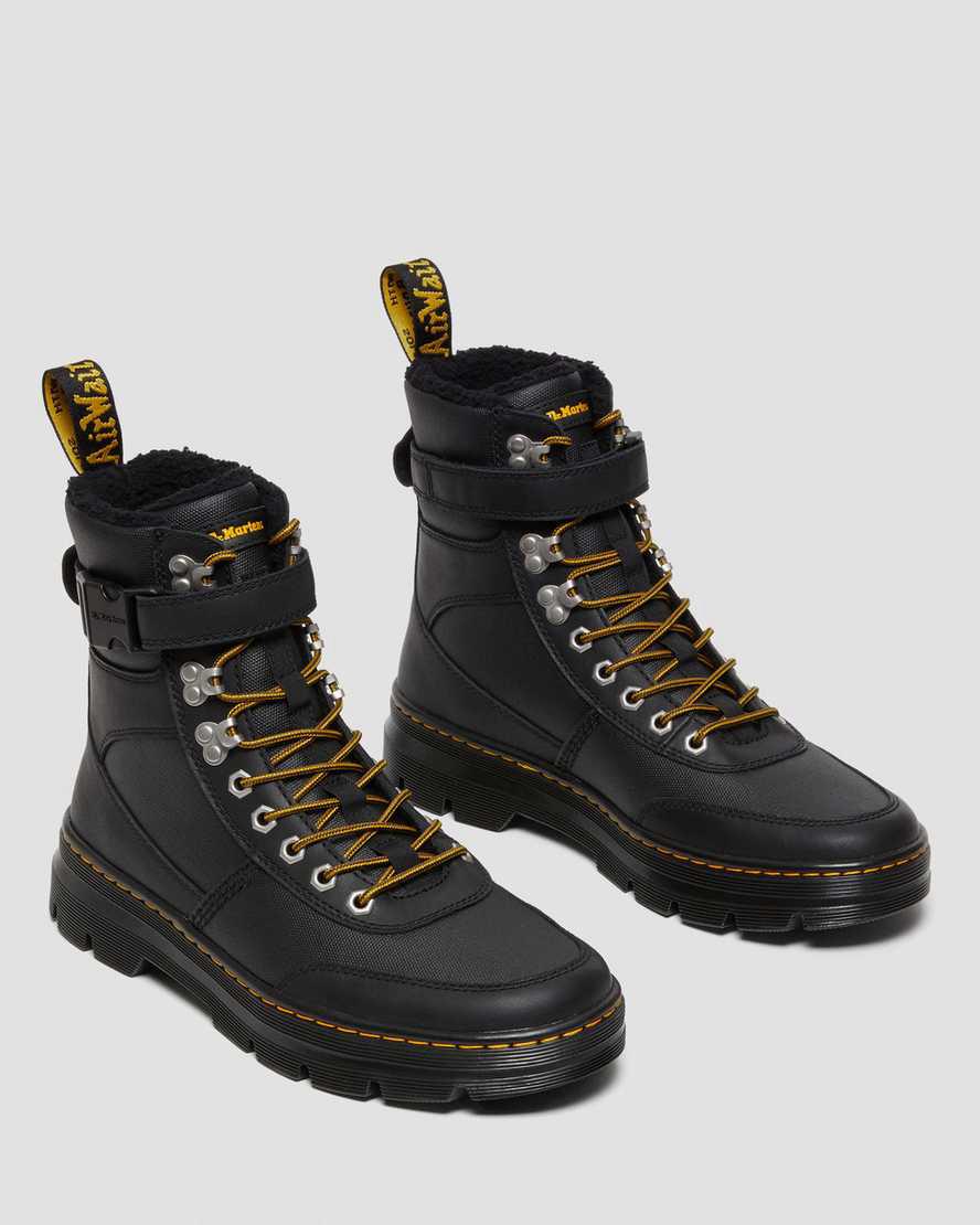 Dr Martens Combs Tech Faux Fur-Astar Erkek Günlük Bot Siyah  Türkiye |  67039-XJAS