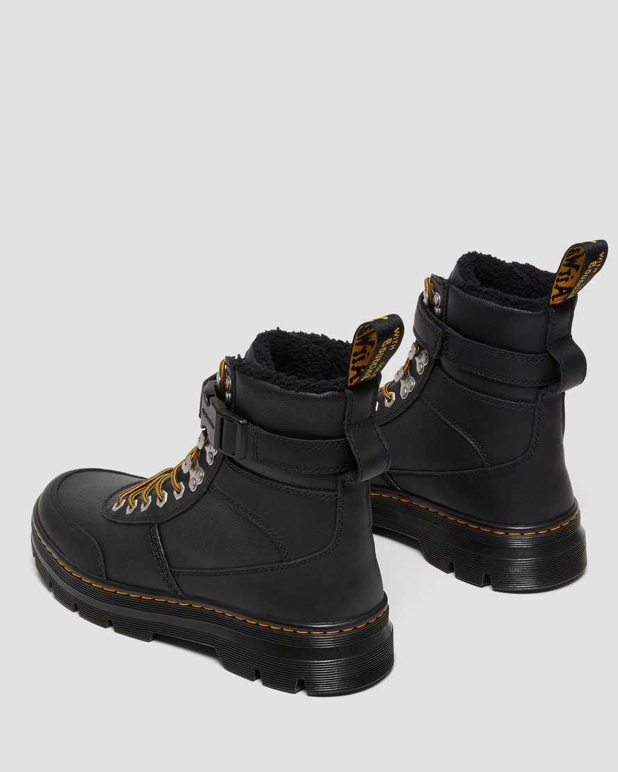 Dr Martens Combs Tech Faux Fur-Astar Erkek Günlük Bot Siyah  Türkiye |  67039-XJAS