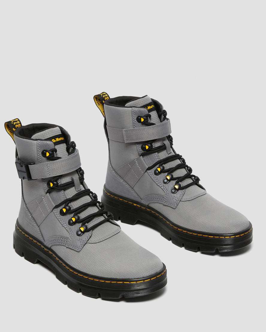 Dr Martens Combs Tech II Poly Erkek Bilek Boy Bot Gri  Türkiye |  70983-WHXE