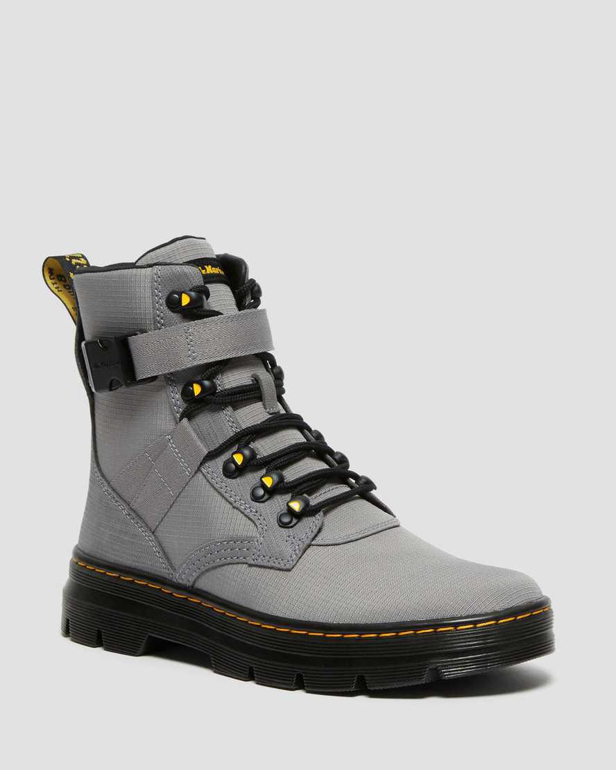 Dr Martens Combs Tech II Poly Erkek Bilek Boy Bot Gri  Türkiye |  70983-WHXE