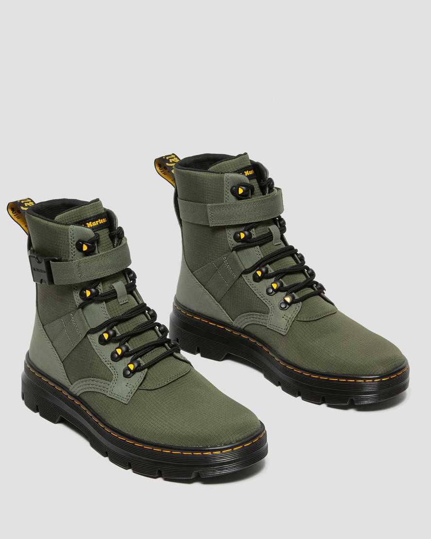 Dr Martens Combs Tech II Poly Erkek Bilek Boy Bot Haki Yeşil  Türkiye |  91578-KWZR