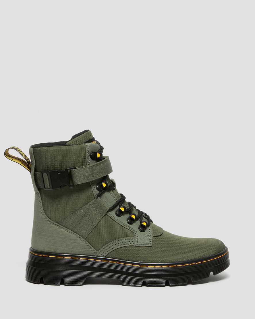 Dr Martens Combs Tech II Poly Erkek Bilek Boy Bot Haki Yeşil  Türkiye |  91578-KWZR