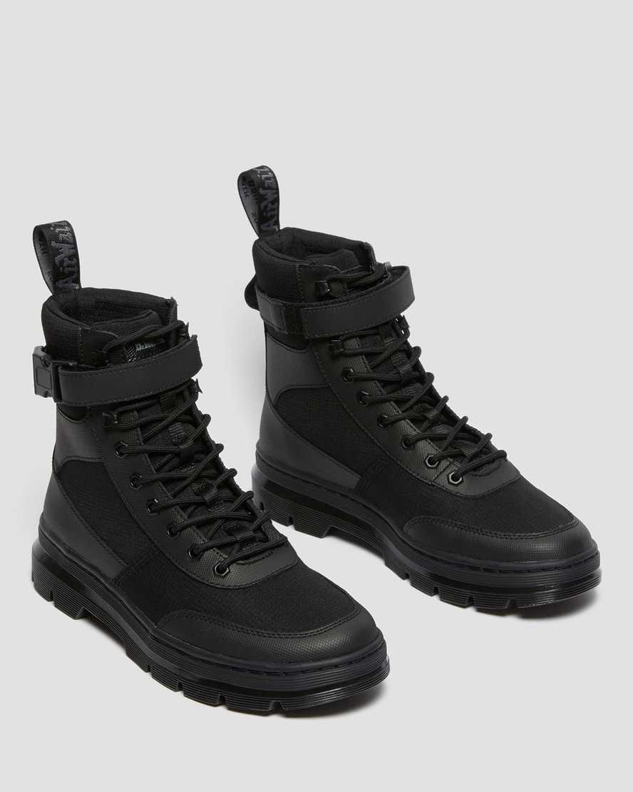 Dr Martens Combs Tech Poly Erkek Bilek Boy Bot Siyah  Türkiye |  84217-ZGSN