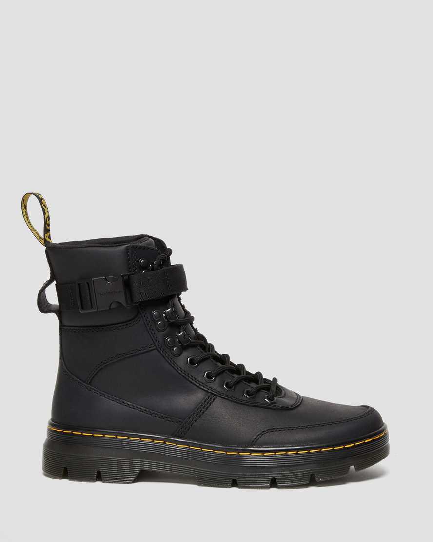 Dr Martens Combs Tech Wyoming Deri Erkek Günlük Bot Siyah  Türkiye |  27834-RKLP