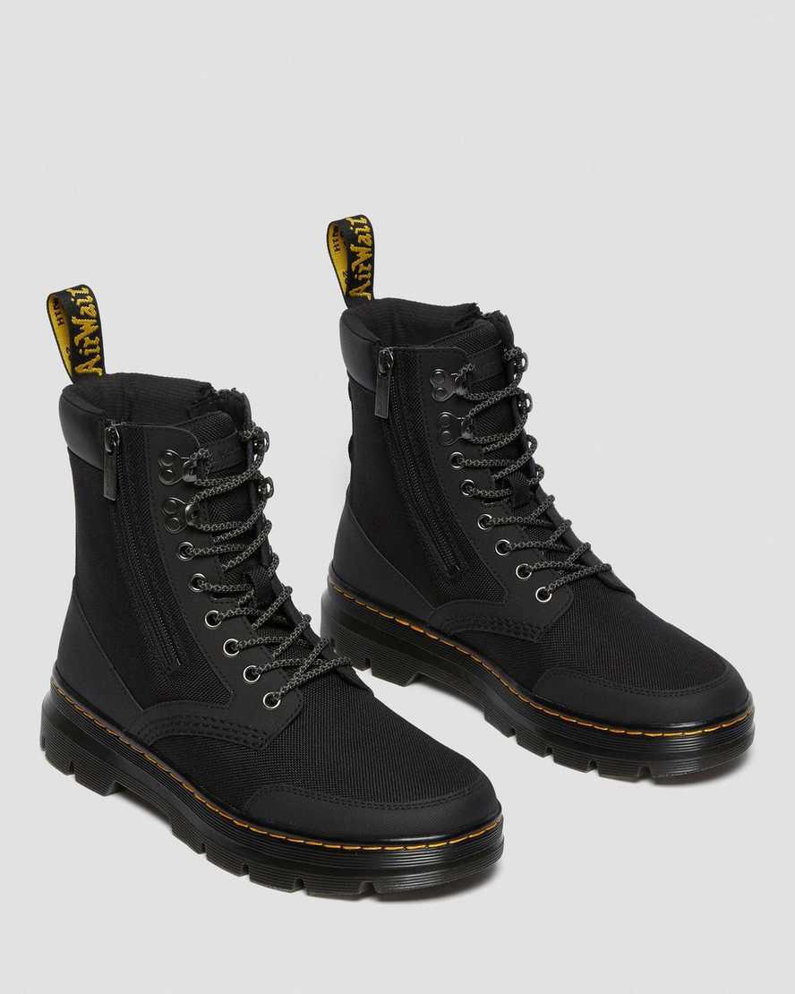 Dr Martens Combs Zip Erkek Bilek Boy Bot Siyah  Türkiye |  98246-MTIQ