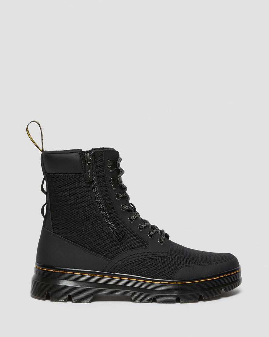 Dr Martens Combs Zip Erkek Bilek Boy Bot Siyah  Türkiye |  98246-MTIQ