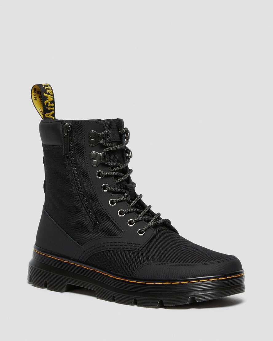 Dr Martens Combs Zip Erkek Bilek Boy Bot Siyah  Türkiye |  98246-MTIQ