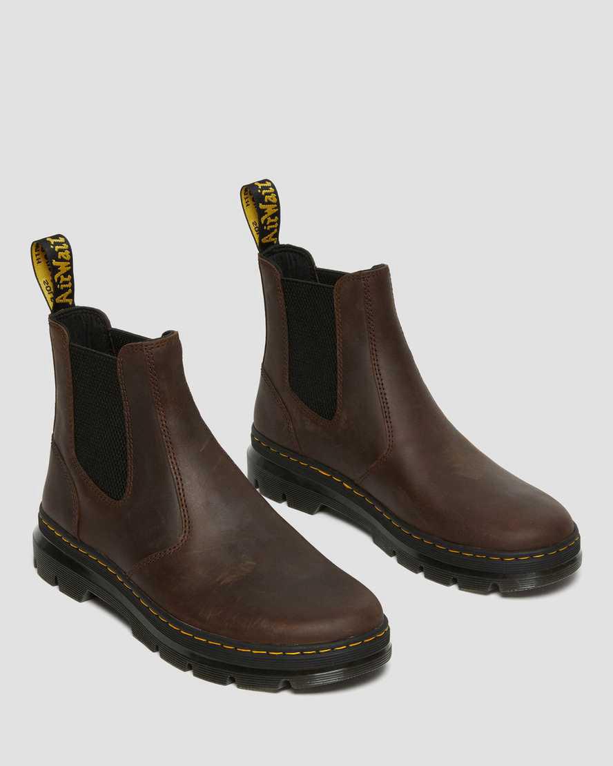 Dr Martens Embury Crazy Horse Deri Erkek Bilek Boy Bot Kahverengi  Türkiye |  34621-HWNJ