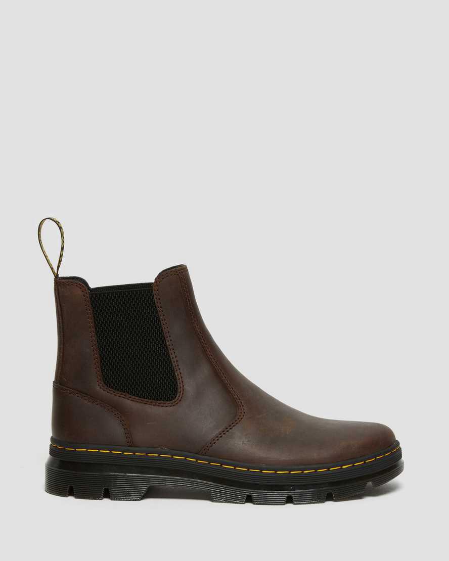 Dr Martens Embury Crazy Horse Deri Erkek Bilek Boy Bot Kahverengi  Türkiye |  34621-HWNJ