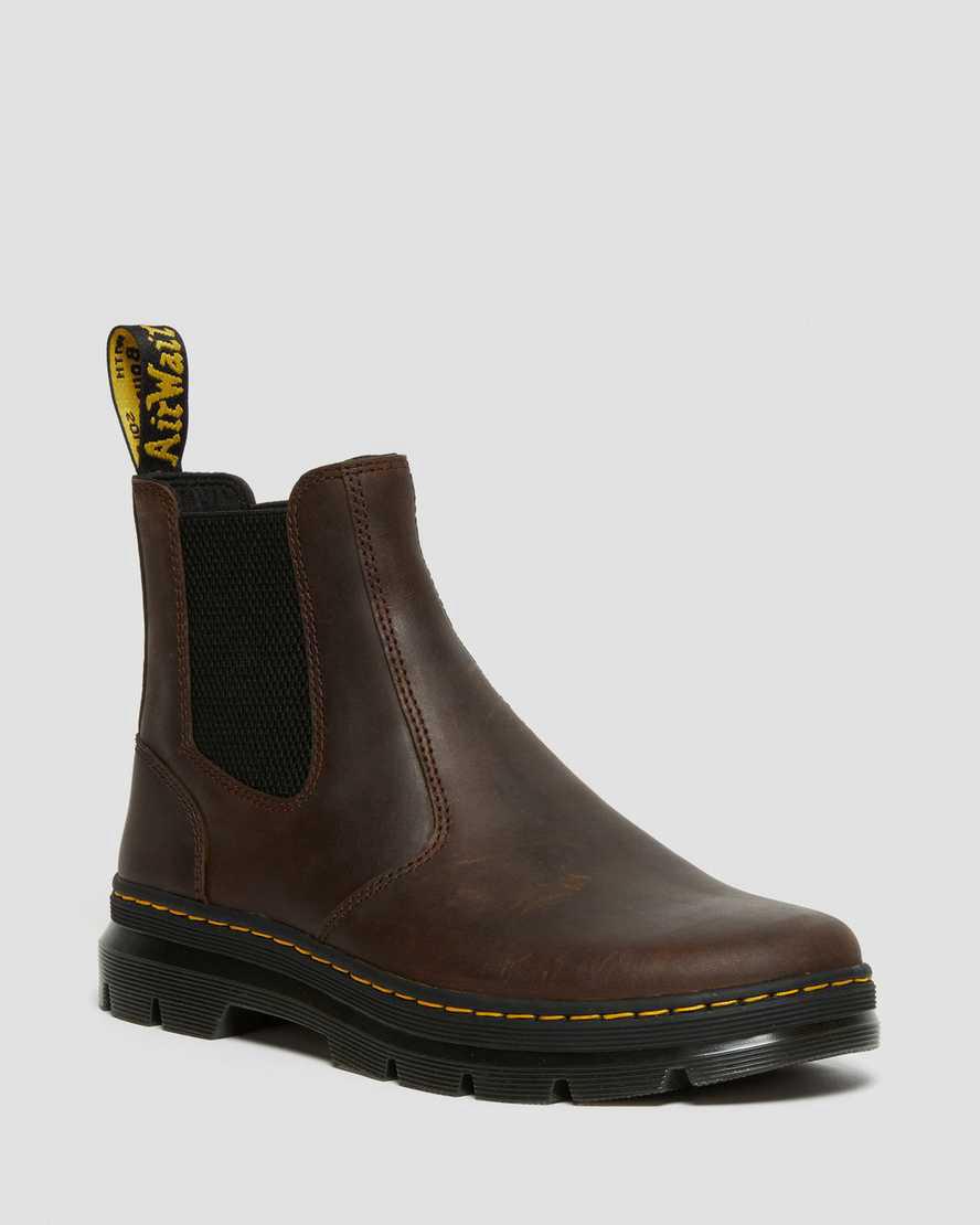 Dr Martens Embury Crazy Horse Deri Erkek Bilek Boy Bot Kahverengi  Türkiye |  34621-HWNJ