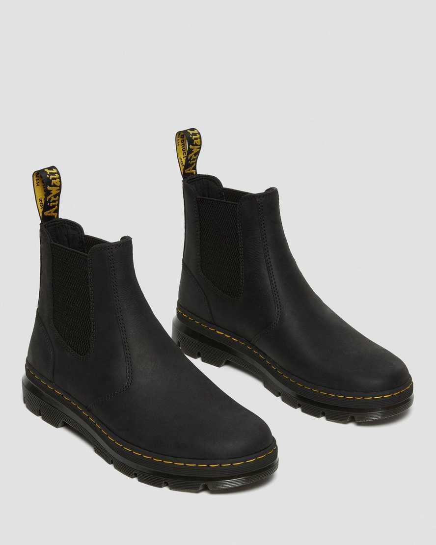 Dr Martens Embury Deri Chelsea Erkek Bilek Boy Bot Siyah  Türkiye |  97826-ANQM