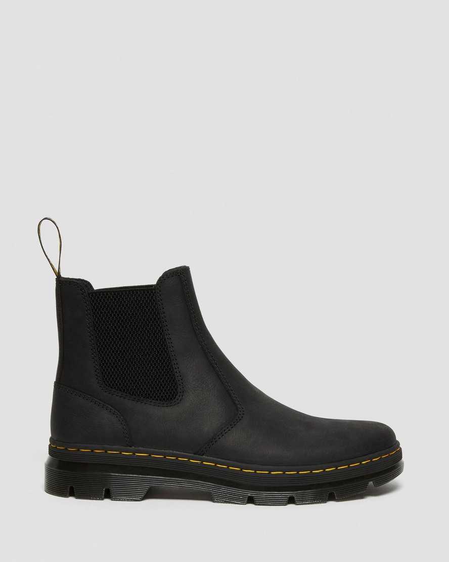 Dr Martens Embury Deri Chelsea Erkek Bilek Boy Bot Siyah  Türkiye |  97826-ANQM