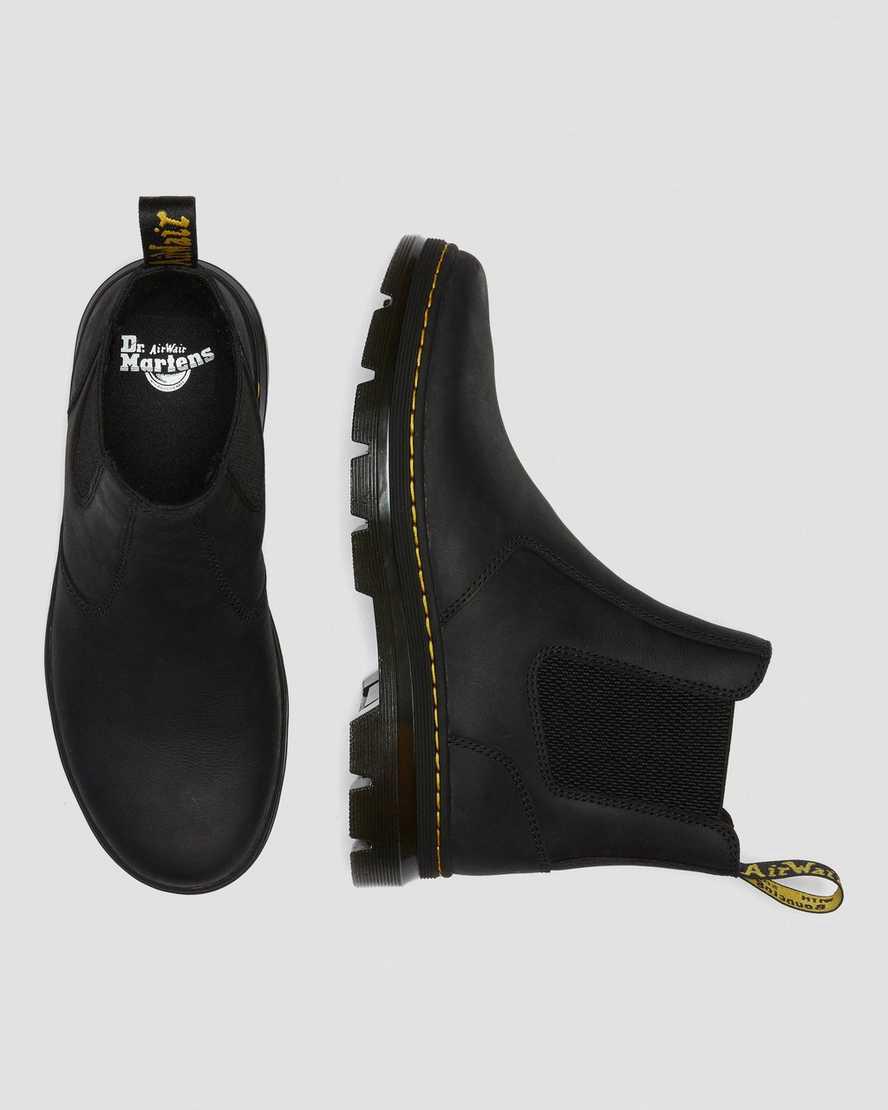 Dr Martens Embury Deri Chelsea Erkek Bilek Boy Bot Siyah  Türkiye |  97826-ANQM