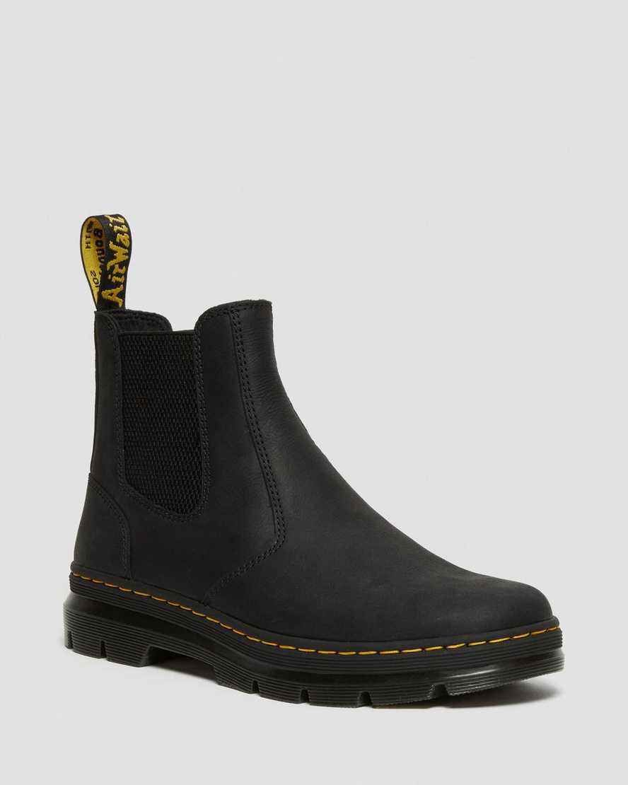 Dr Martens Embury Deri Chelsea Erkek Bilek Boy Bot Siyah  Türkiye |  97826-ANQM