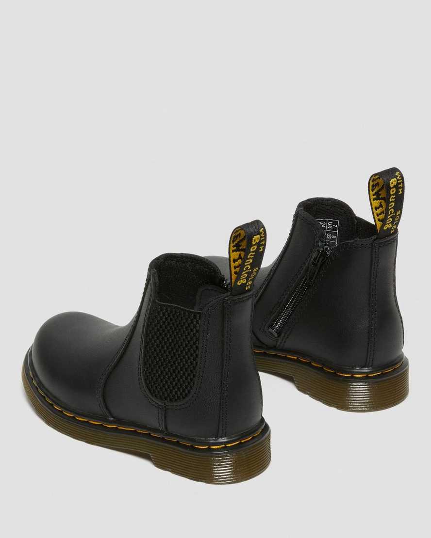 Dr Martens Infant/Toddler 2976 Softy T Deri Çocuk Chelsea Bot Siyah  Türkiye |  39625-WPGC