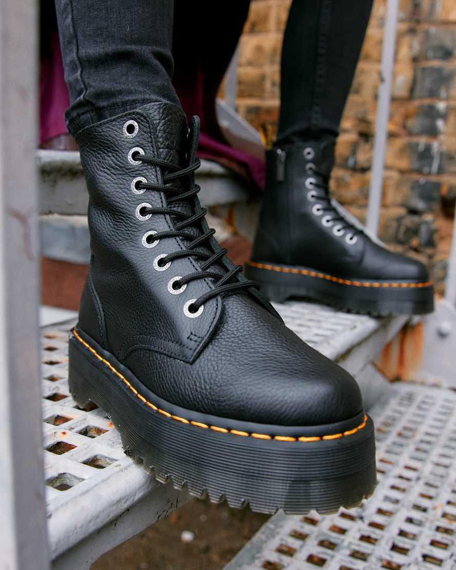 Dr Martens Jadon Boot III Pisa Deri Erkek Kalın Taban Bot Siyah  Türkiye |  27351-IMFW