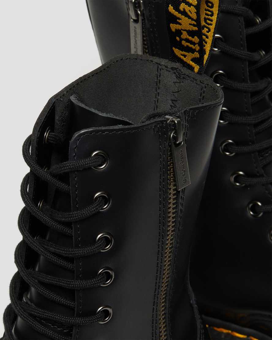 Dr Martens Jadon Hi Boot Smooth Deri Erkek Kalın Taban Bot Siyah  Türkiye |  52391-AZGW