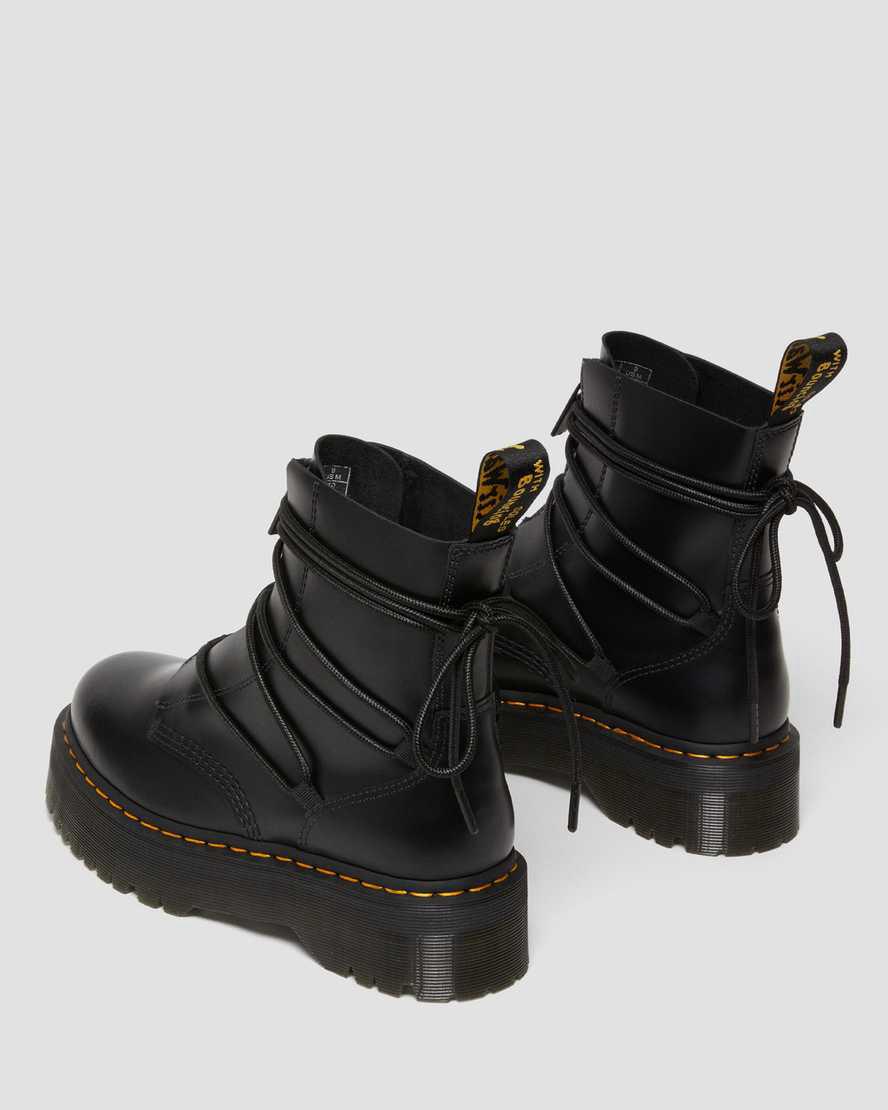 Dr Martens Jarrick II Laced Deri Erkek Kalın Taban Bot Siyah  Türkiye |  59710-OEPF