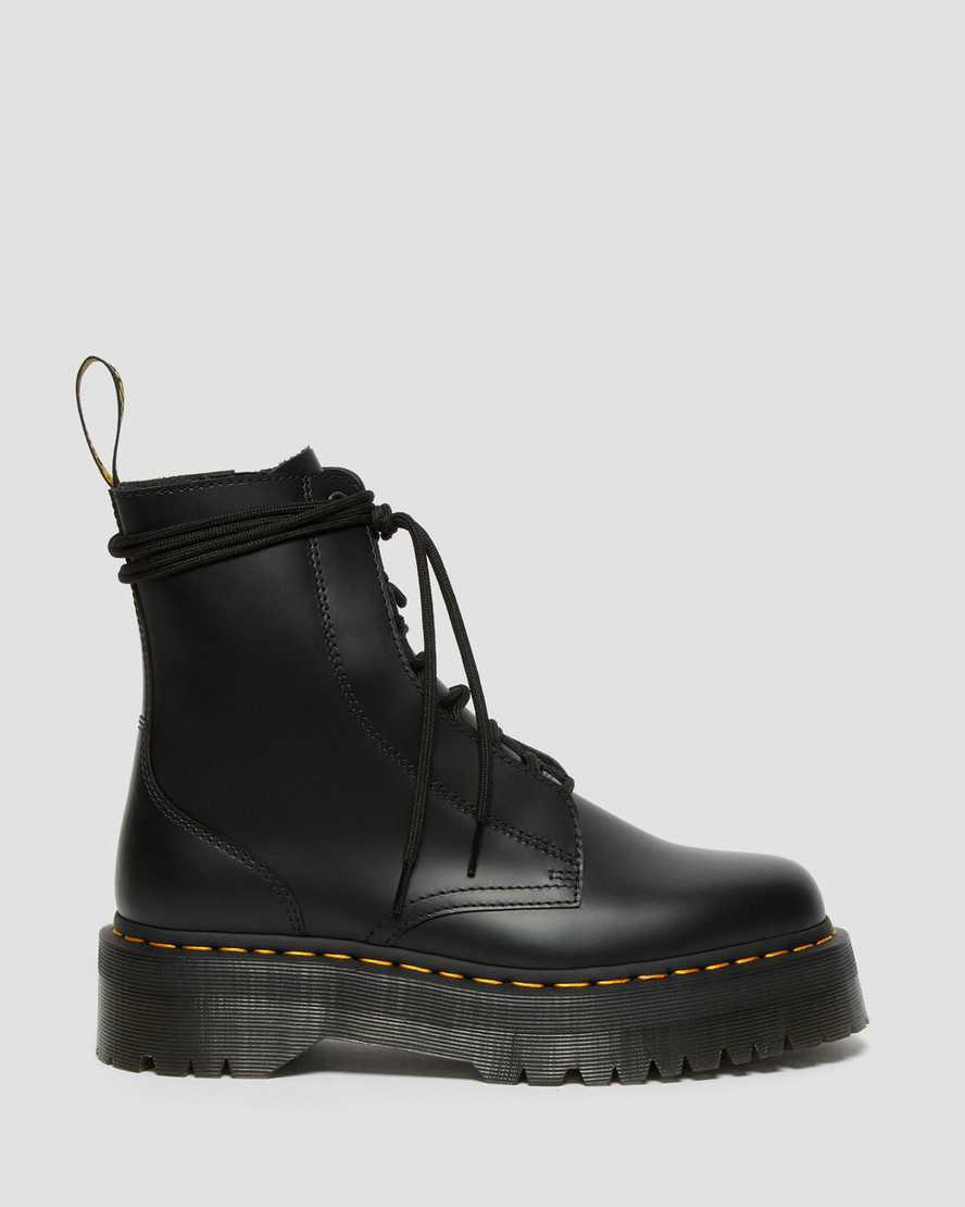 Dr Martens Jarrick Smooth Deri Erkek Kalın Taban Bot Siyah  Türkiye |  49871-TVDL