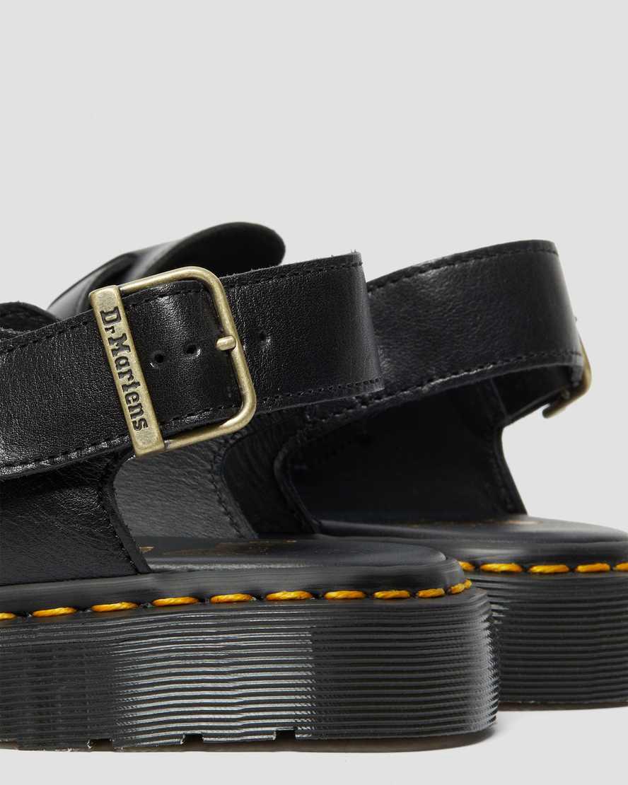 Dr Martens Jorge Made in England Deri Slingbacks Erkek Sandalet Siyah  Türkiye |  50271-MJDQ