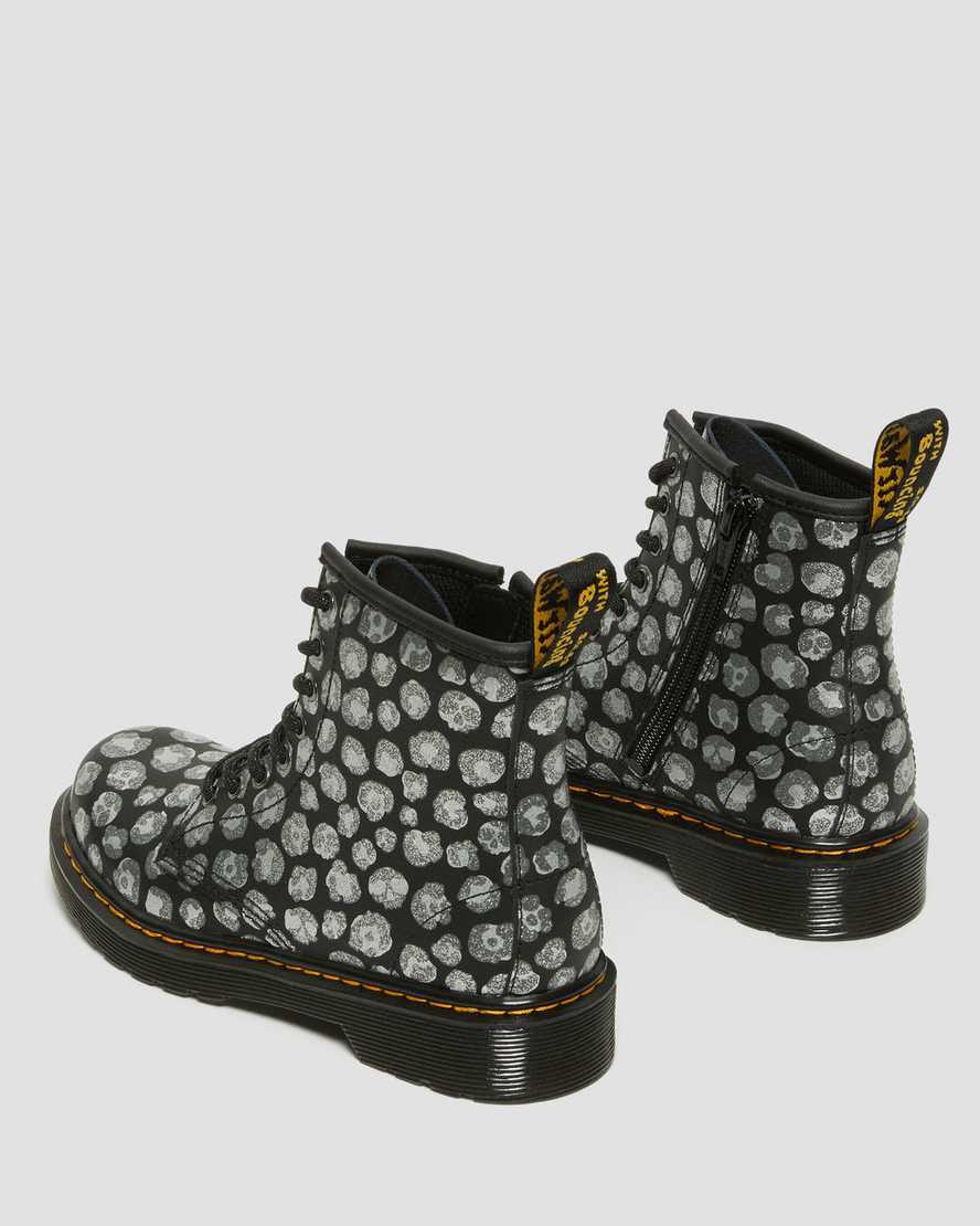 Dr Martens Junior 1460 Leopard Hydro Deri Çocuk Bağcıklı Bot Siyah  Türkiye |  68294-VGMW