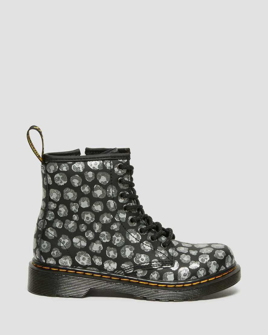 Dr Martens Junior 1460 Leopard Hydro Deri Çocuk Bağcıklı Bot Siyah  Türkiye |  68294-VGMW