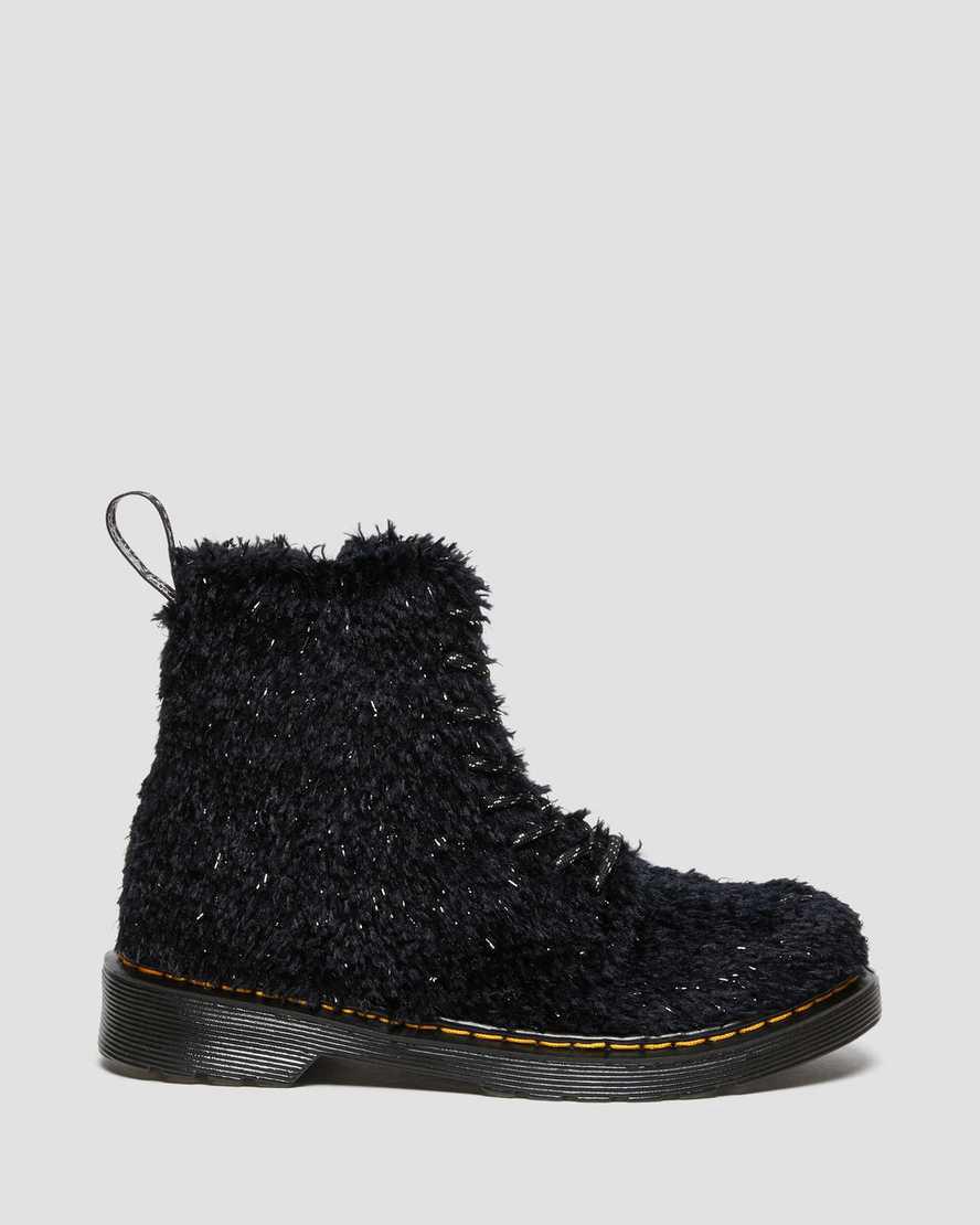 Dr Martens Junior 1460 Pascal Tinsel Fur Çocuk Bağcıklı Bot Siyah  Türkiye |  12735-ACGM