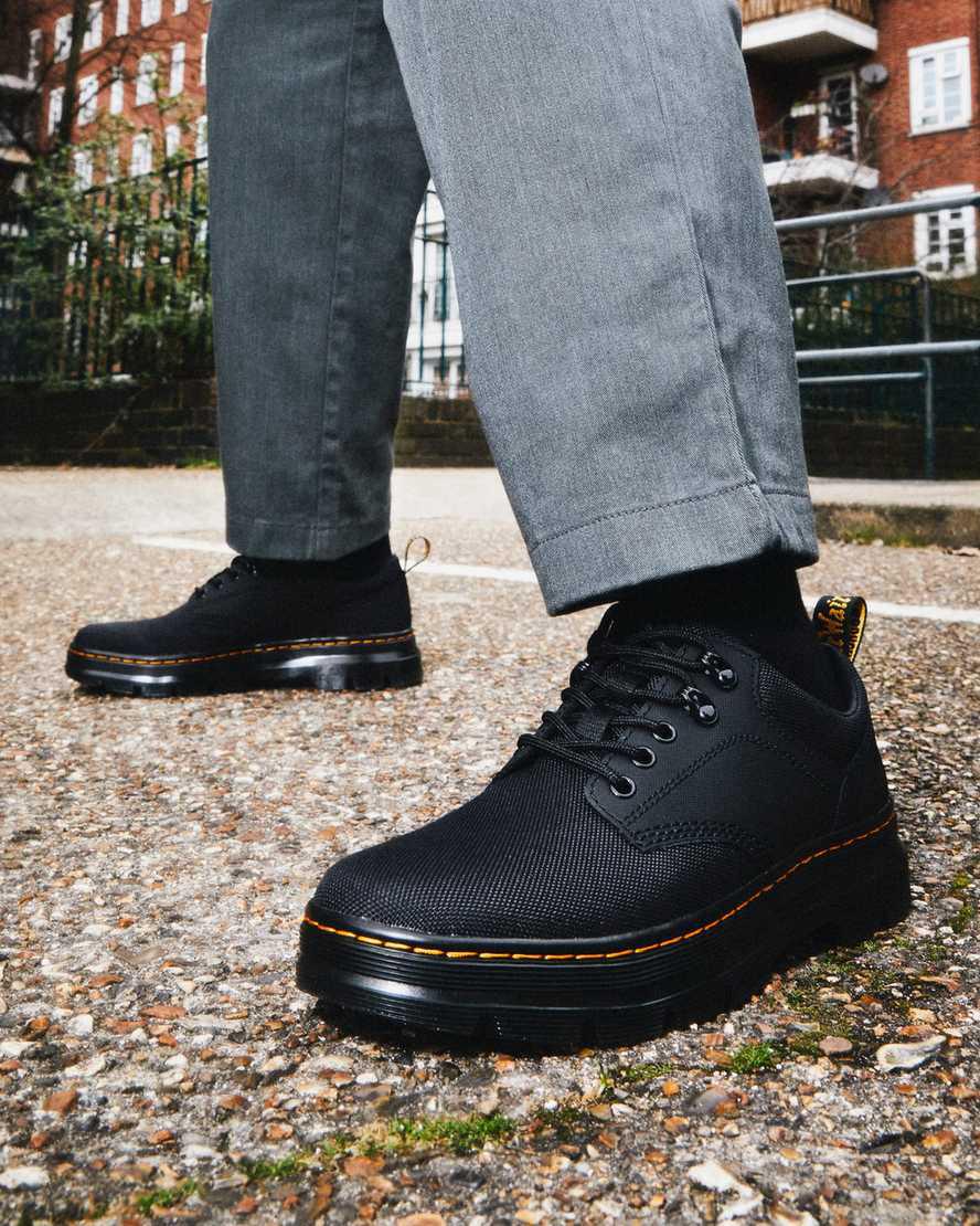 Dr Martens Reeder Utility Erkek Oxford Ayakkabı Siyah  Türkiye |  83746-CKPJ