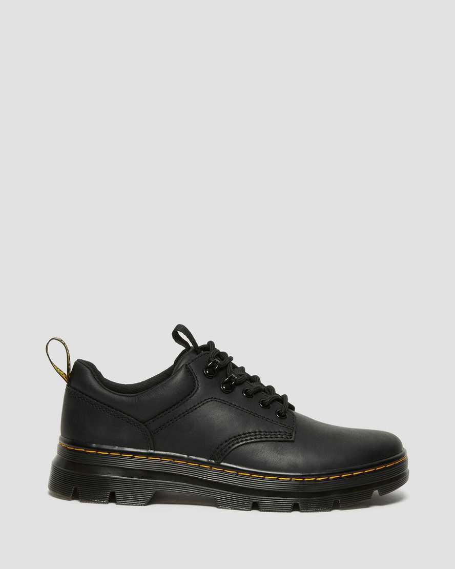 Dr Martens Reeder Wyoming Deri Utility Erkek Oxford Ayakkabı Siyah  Türkiye |  90732-NFOZ