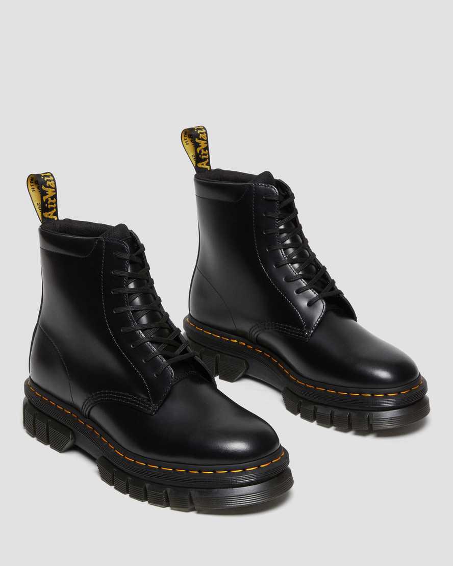 Dr Martens Rikard Smooth Deri Dantel Up Erkek Kalın Taban Bot Siyah  Türkiye |  71206-KQRN