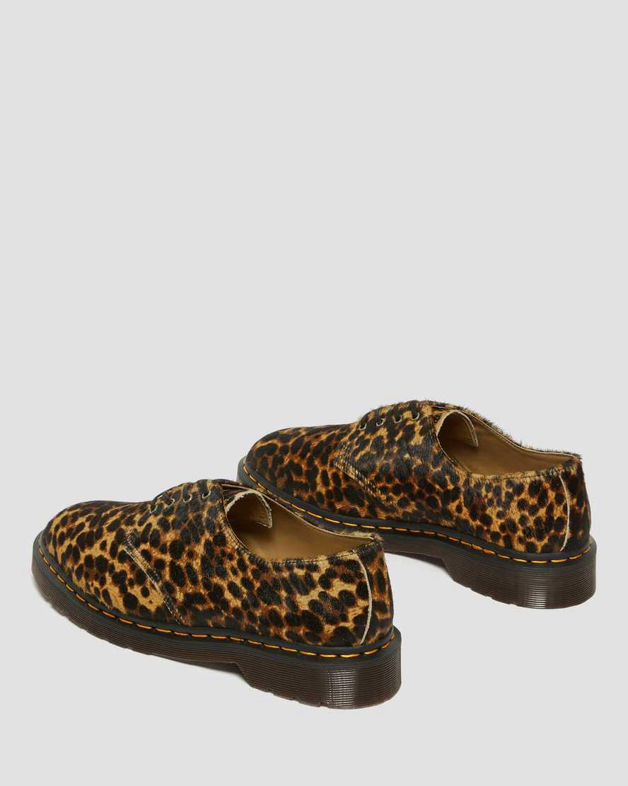 Dr Martens Smiths Hair On Leopard Print Elbise Kadın Oxford Ayakkabı Renkli  Türkiye |  35960-MEQG