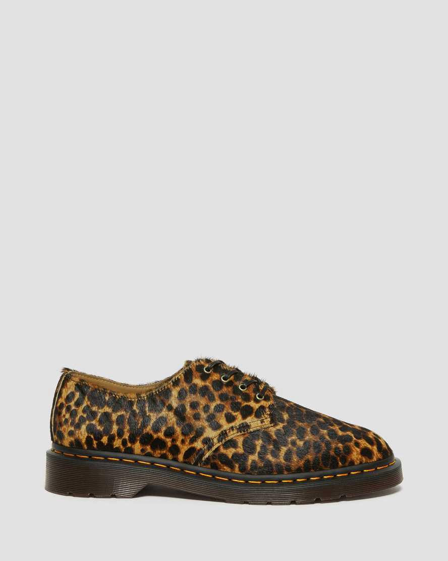 Dr Martens Smiths Hair On Leopard Print Elbise Kadın Oxford Ayakkabı Renkli  Türkiye |  35960-MEQG