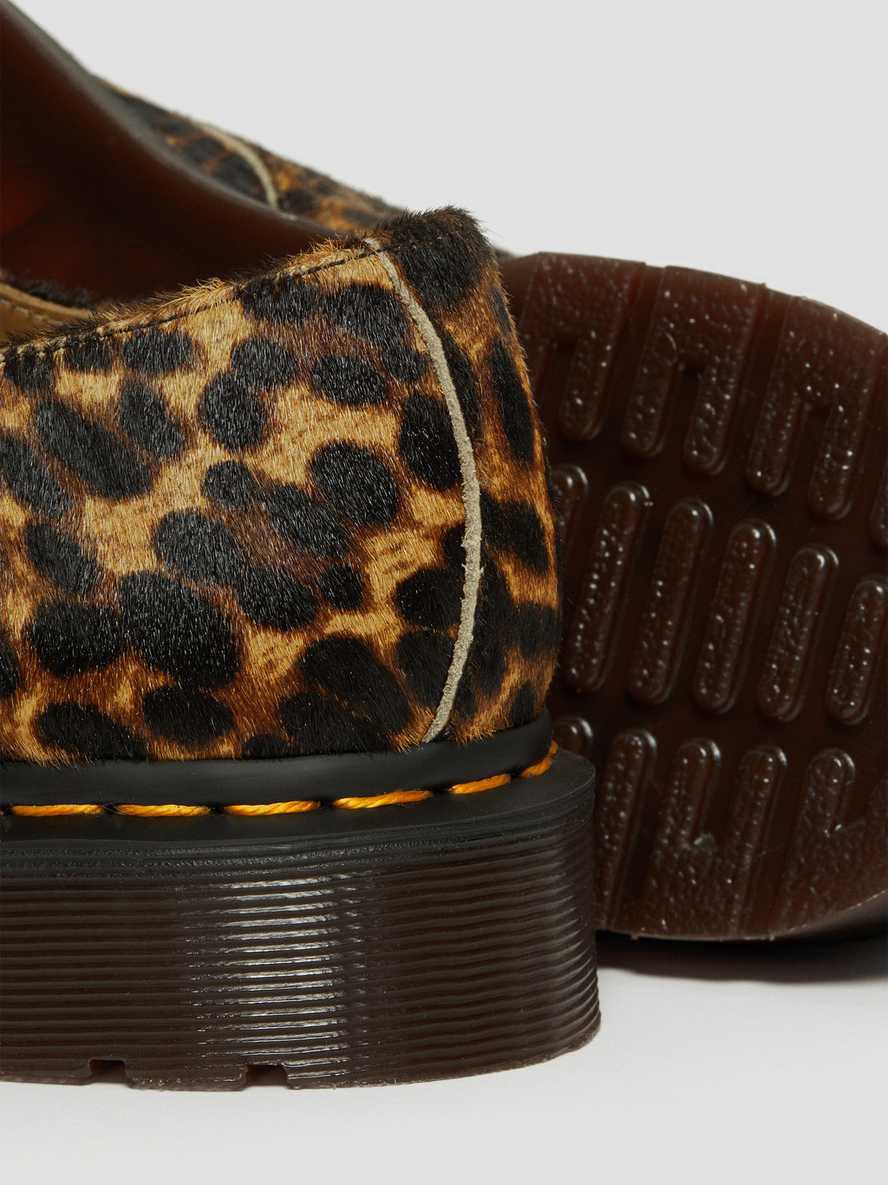 Dr Martens Smiths Hair On Leopard Print Elbise Kadın Oxford Ayakkabı Renkli  Türkiye |  35960-MEQG