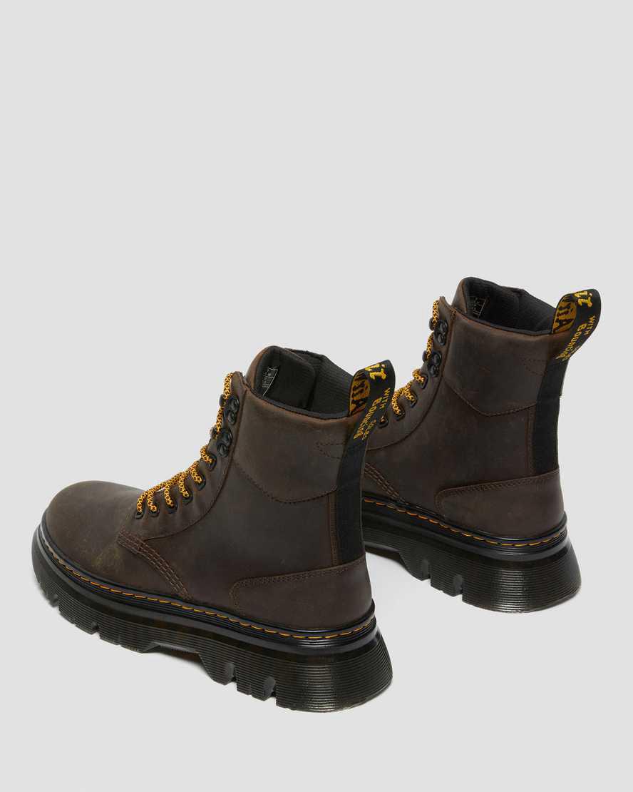 Dr Martens Tarik Crazy Horse Deri Utility Kadın Bilek Boy Bot Koyu Kahverengi  Türkiye |  29713-EUZB